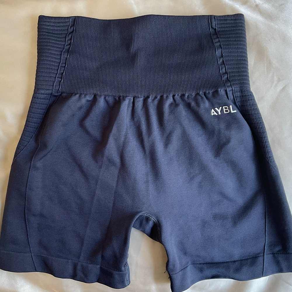 AYBL Balance V2 Seamless Shorts- Navy (S)